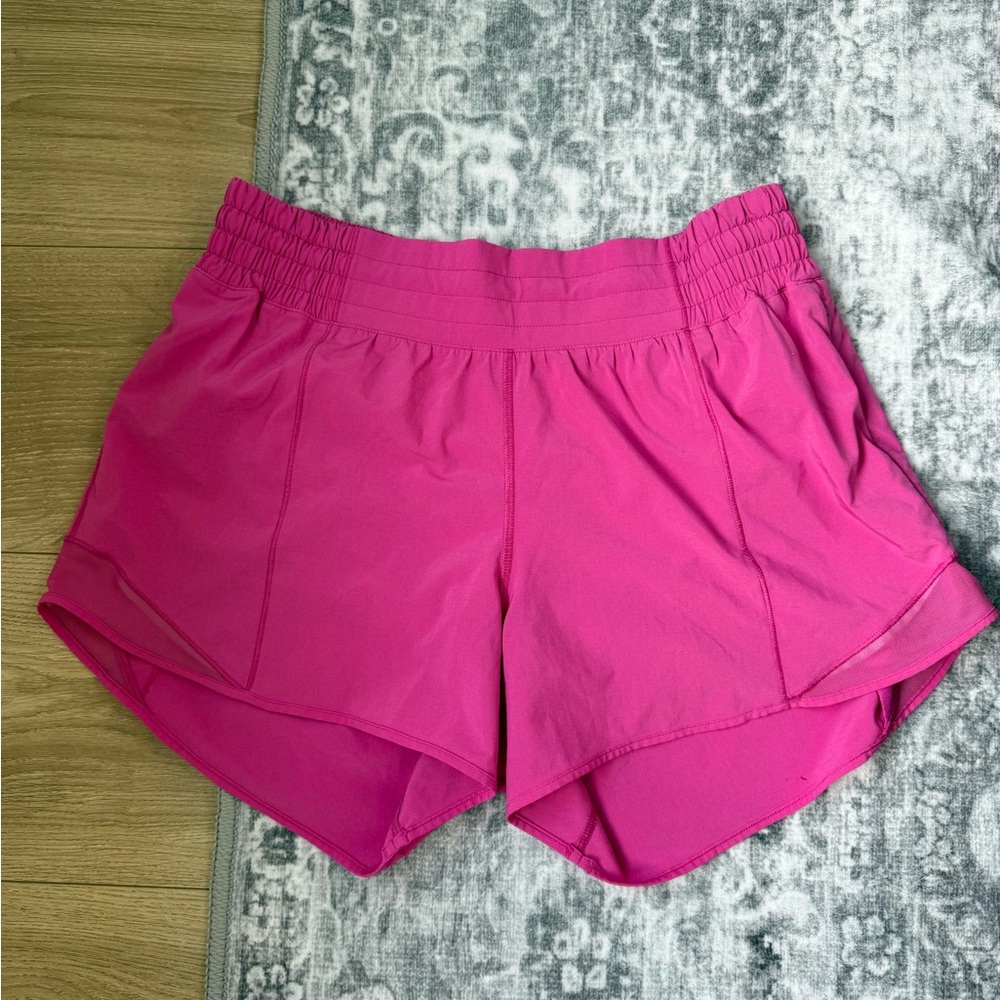 lululemon athletica Vibrant Pink Athletic Shorts